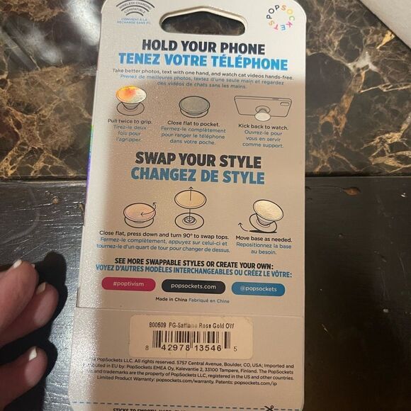 Rose Gold Pop Socket! - Picture 2 of 6
